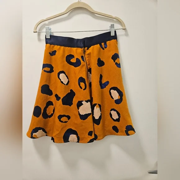 3.1 Phillip Lim x Target Animal Print High Waisted A Line Mini Skirt Mob Wife - Picture 5 of 10